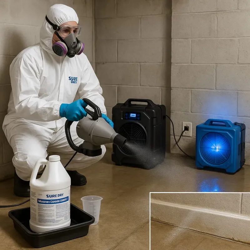 Sanitization and Odor Removal process in Larimore, ND