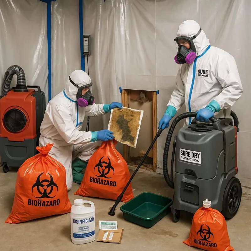 Contaminated Water Handling Protocols process in Larimore, ND